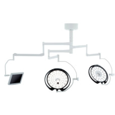 Потолочный 2-х купольный хирургический светильник DL-62CM