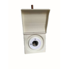 Розетка О2 кислородная DIN в пластиковом корпусе (непрозрачная крышка)