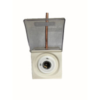 Розетка О2 кислородная DIN в пластиковом корпусе (прозрачная крышка)